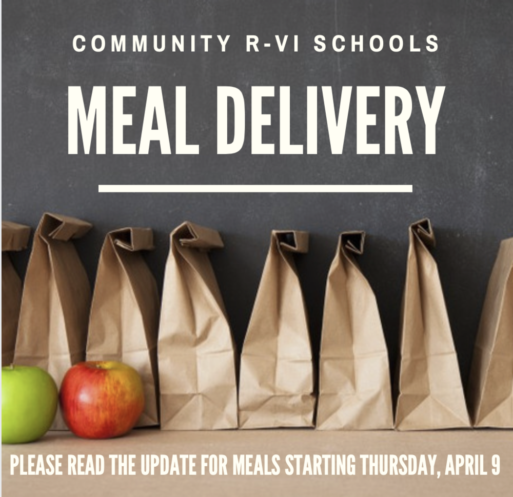 UPDATE: Meal Delivery Starting April 9