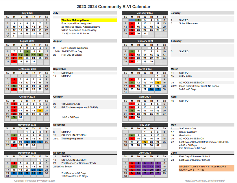 23-24 District Calendar