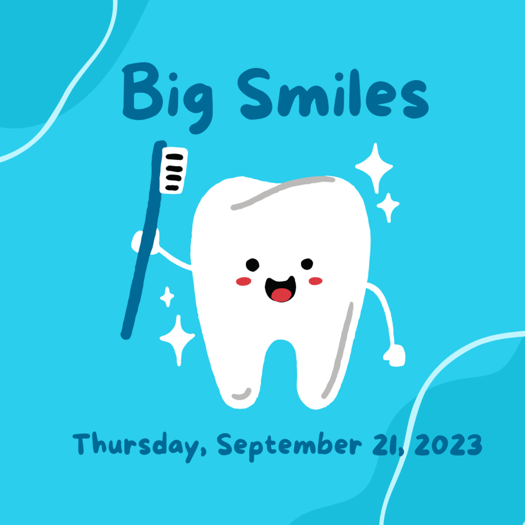 Big Smiles Dental forms are due Friday, September 1, 2023!   Forms have been emailed to parents.  You can send completed forms to school or fill them out online at www.MySchoolDentist.com. The dentist will be at school on Thursday, September 21. If you have any questions please email or call Nurse Meador at meador@cr6.net.