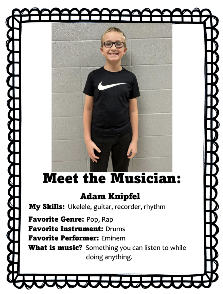Musician of the Month Adam Knipfel