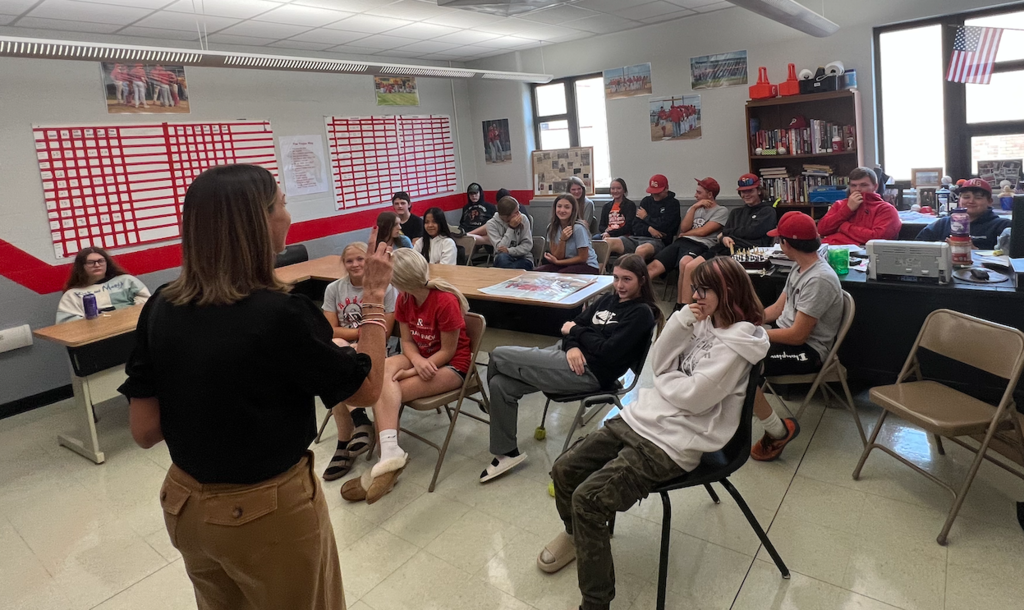 Jostens met with sophomores about class rings and letterman jackets and with seniors about graduation.  Packets are coming home today and are due back on Thursday, September 28.  You may also order online.